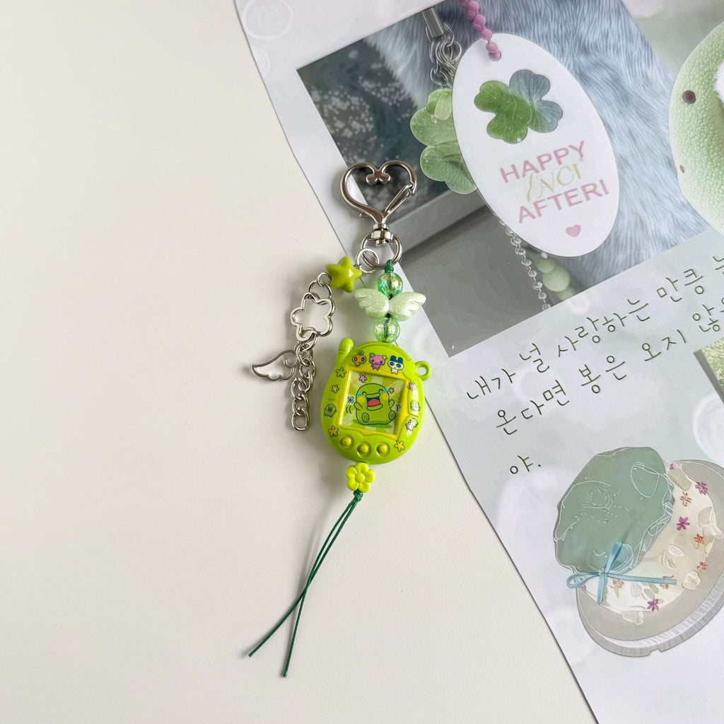 Custom Tamagotchi Charm Keychain