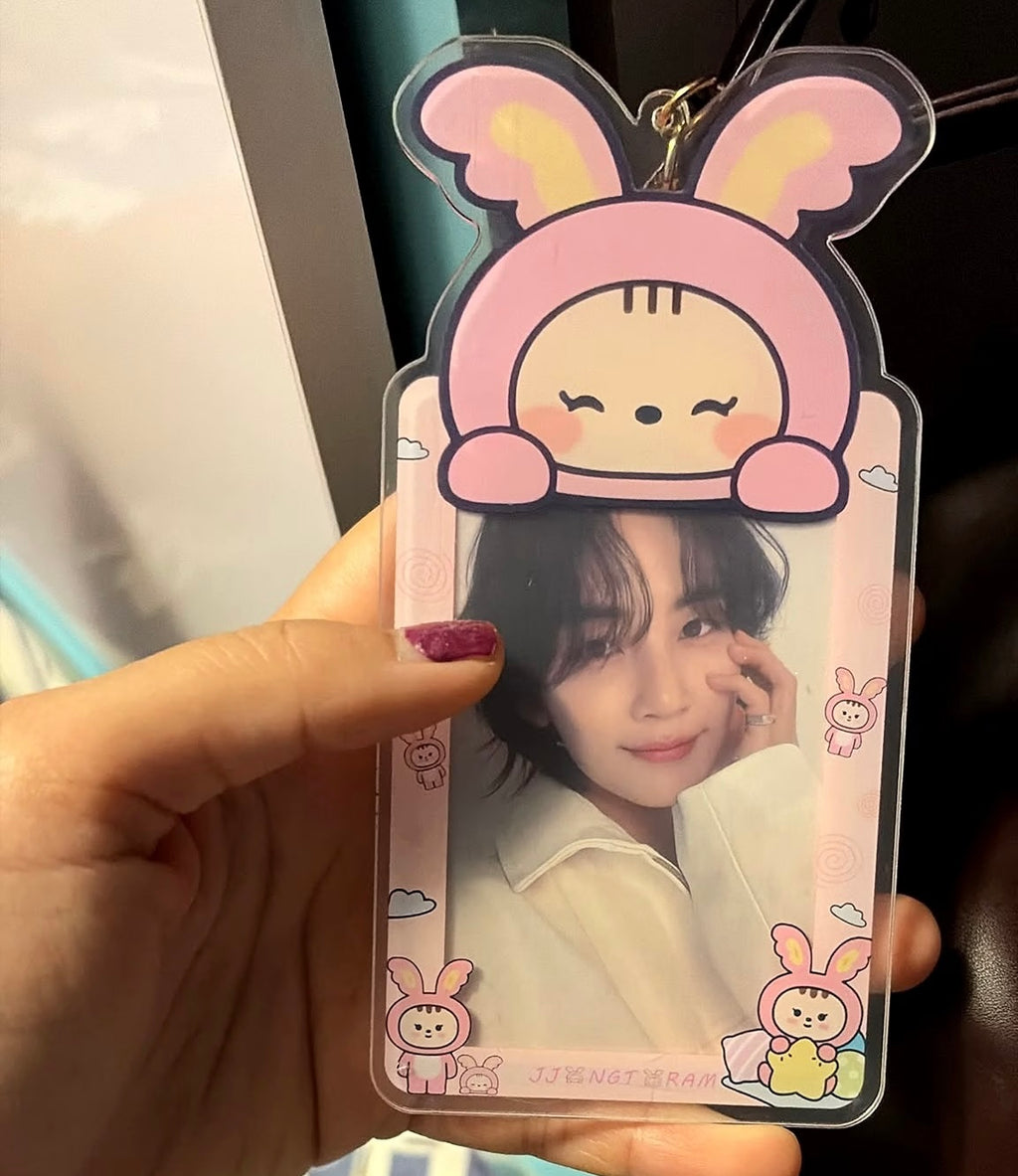 MINITEEN photocard frame keychain accessory