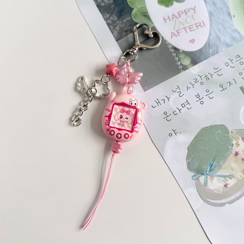 Custom Tamagotchi Charm Keychain