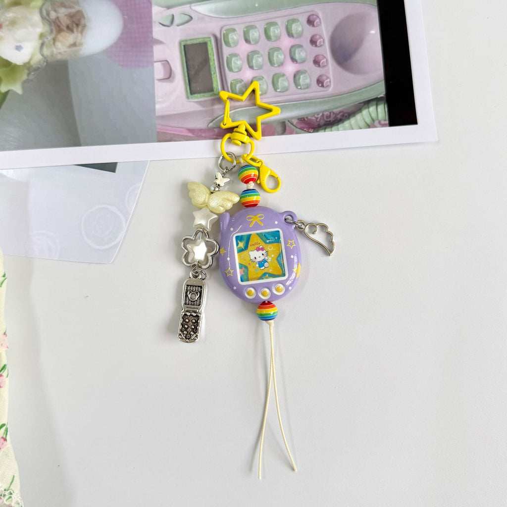 Custom Tamagotchi Charm Keychain
