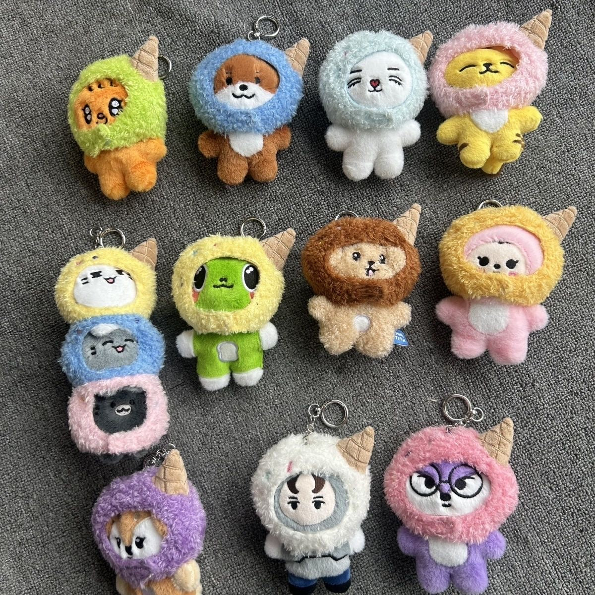 SEVENTEEN x MINITEEN Ice Cream Plush Keychain
