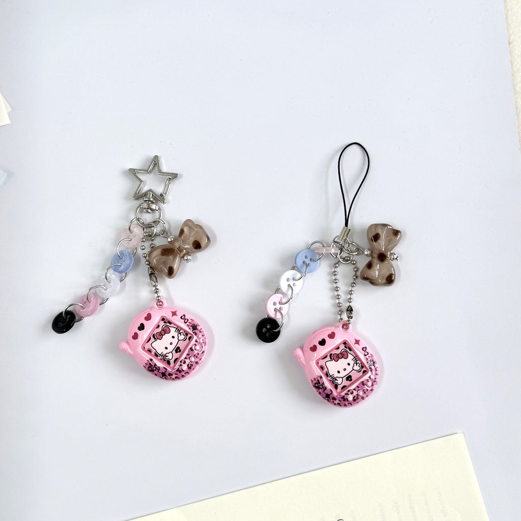 Custom Tamagotchi Charm Keychain