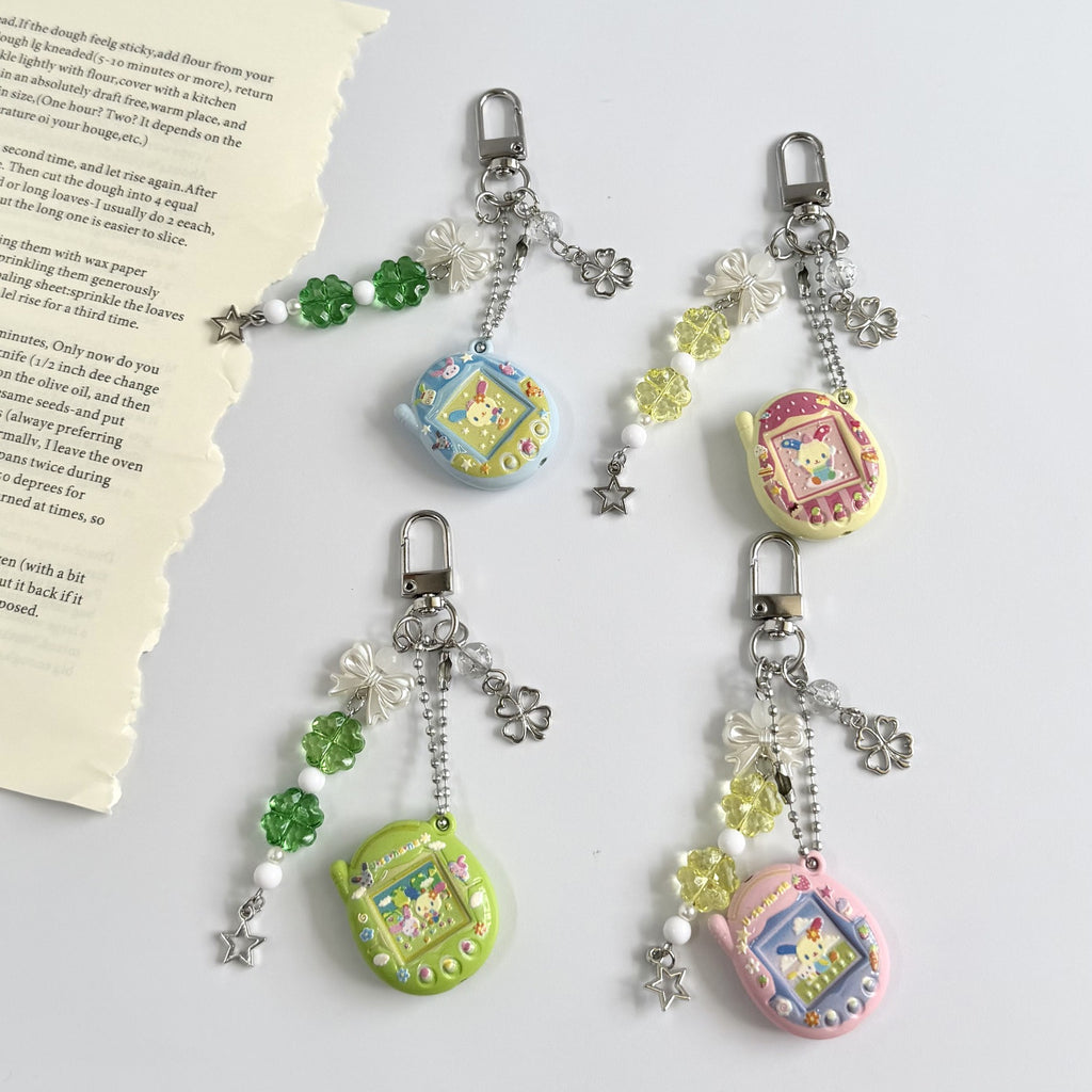 Custom Tamagotchi Charm Keychain