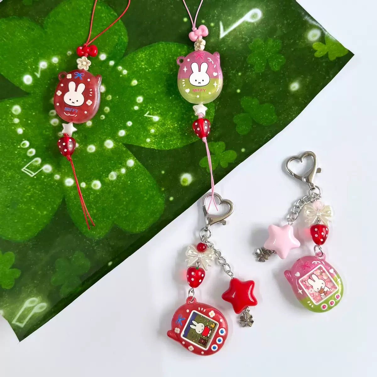 Custom Tamagotchi Charm Keychain