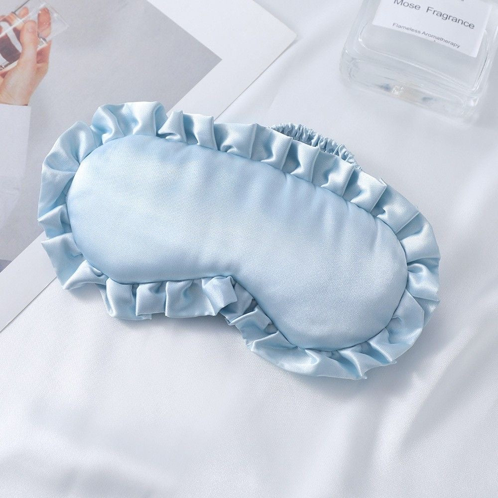 Custom Rhinestone Ruffle Sleep Mask