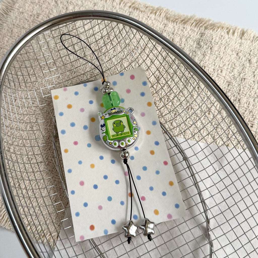 Custom Tamagotchi Charm Keychain
