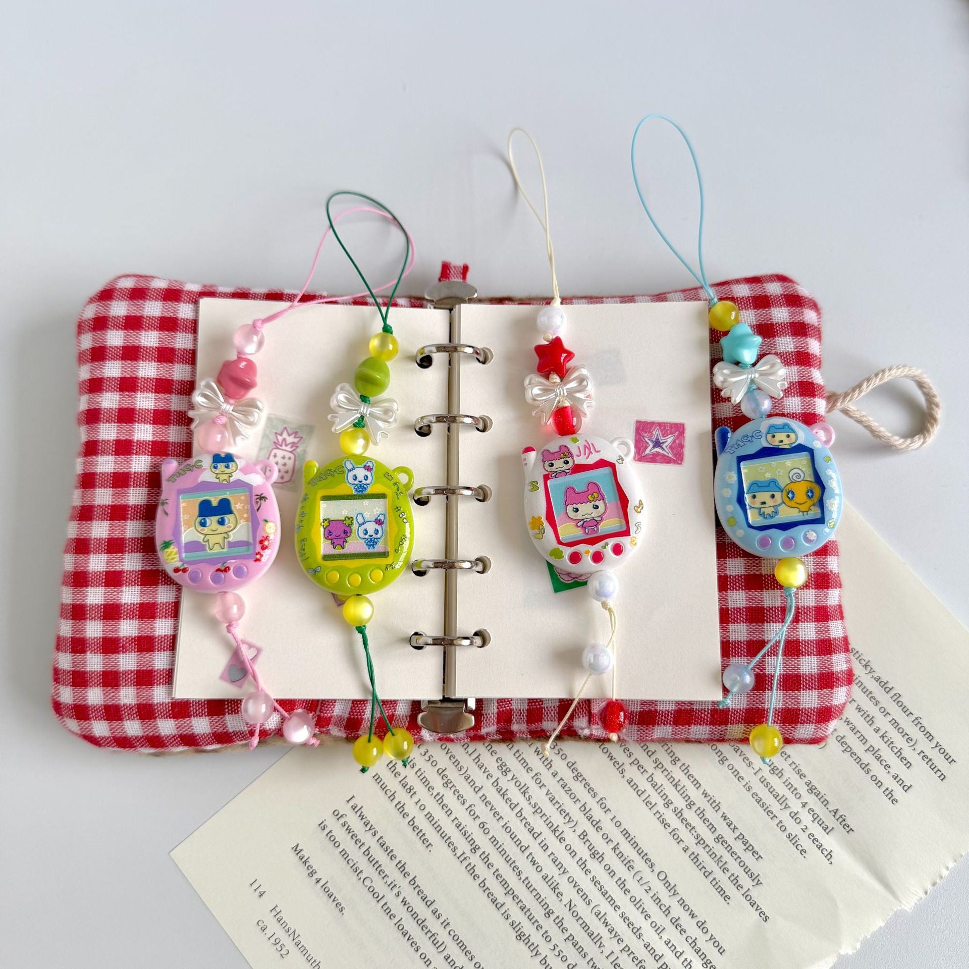Custom Tamagotchi Charm Keychain