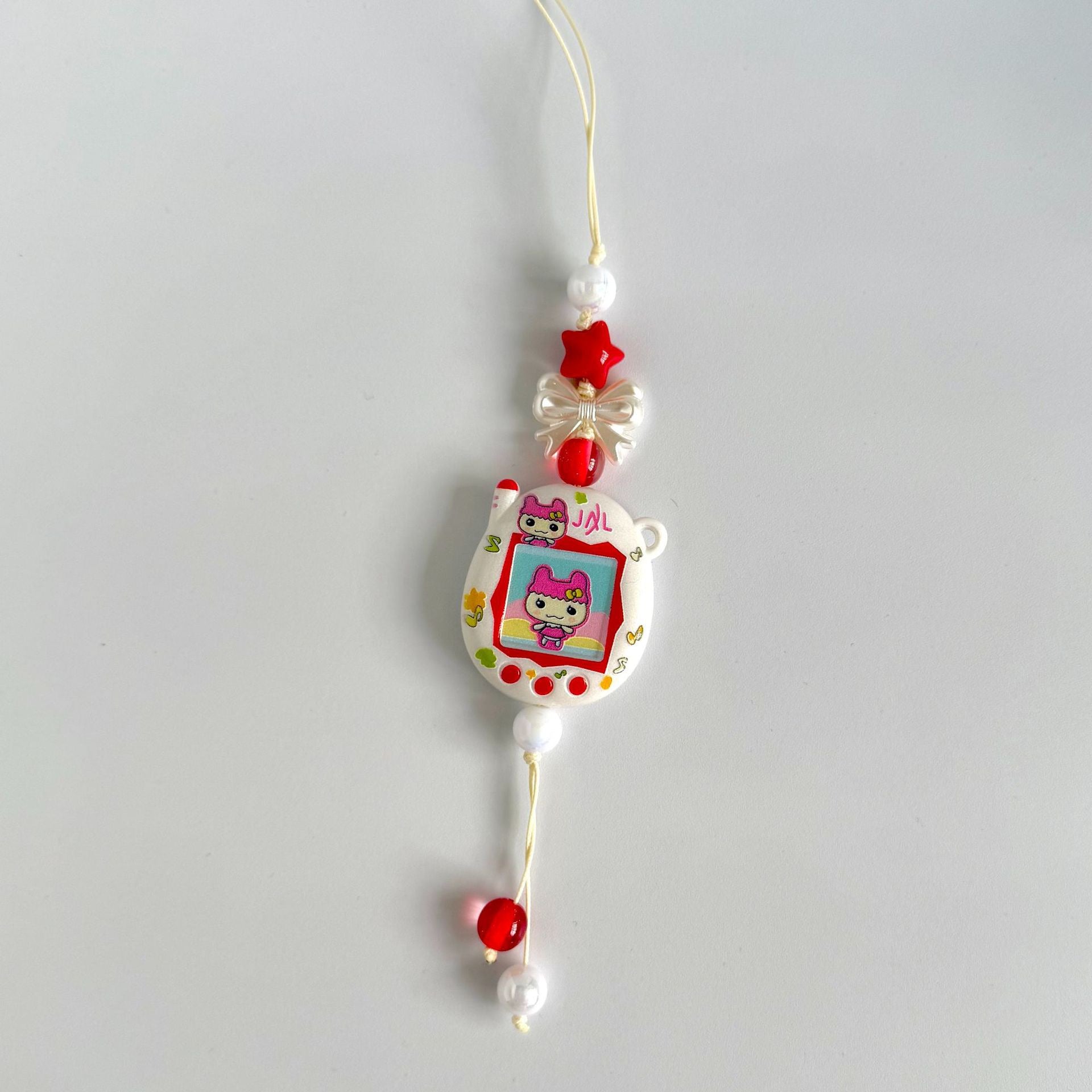 Custom Tamagotchi Charm Keychain