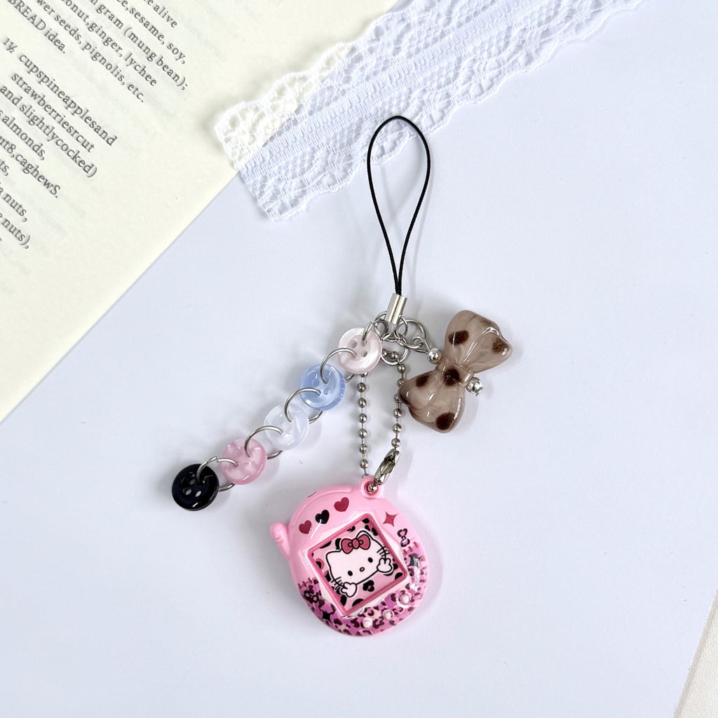 Custom Tamagotchi Charm Keychain