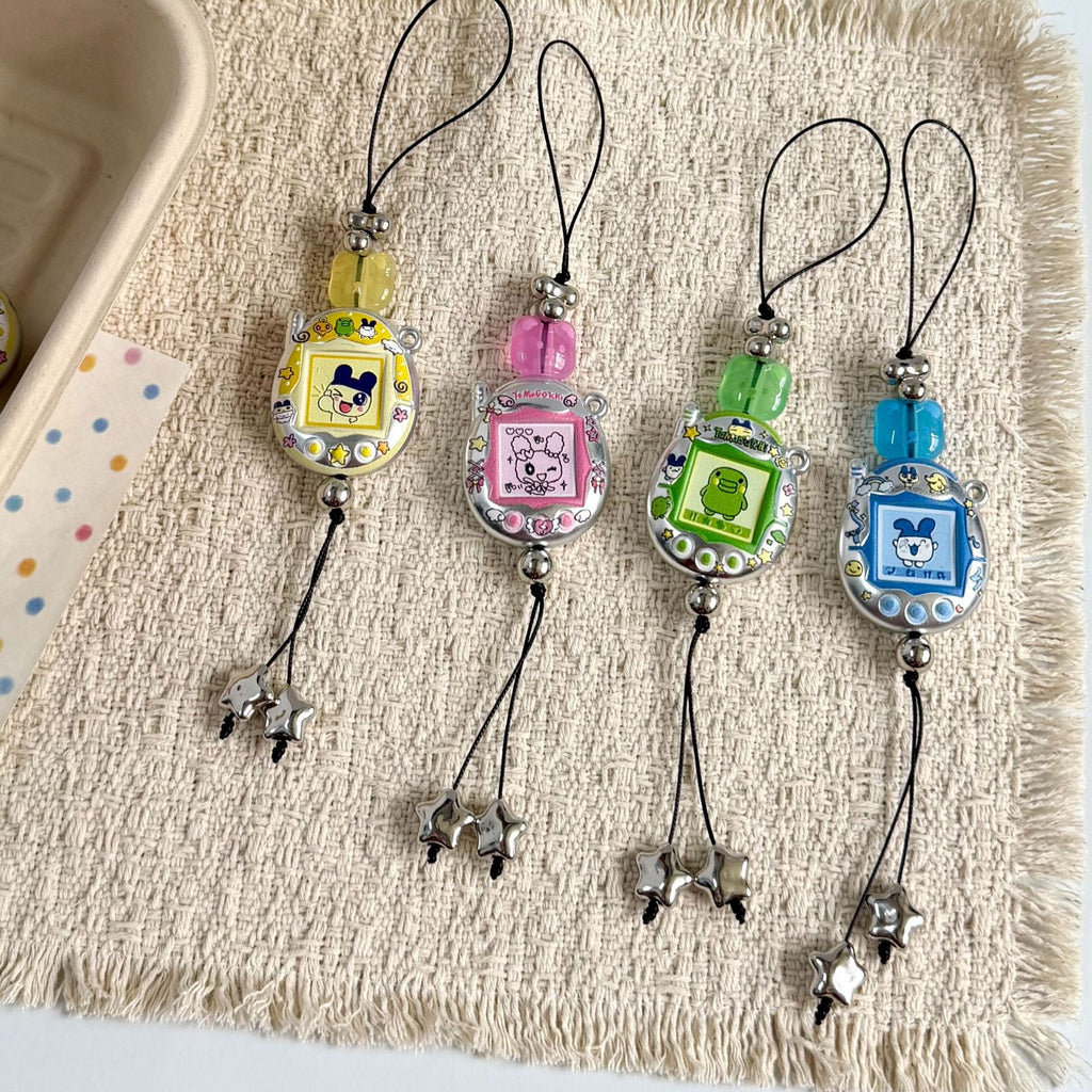 Custom Tamagotchi Charm Keychain