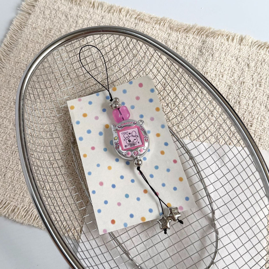 Custom Tamagotchi Charm Keychain