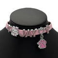ENHYPHEN Rhinestone Leather Choker
