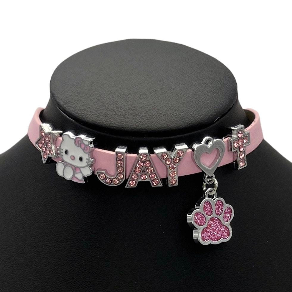 ENHYPHEN Rhinestone Leather Choker