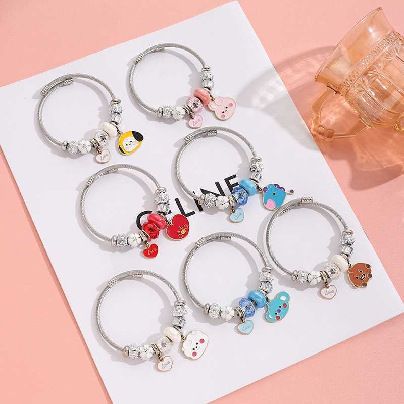 BTS x BT21 베이비 젖병 미니 키링