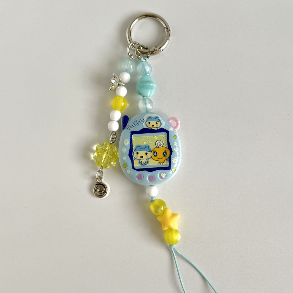Custom Tamagotchi Charm Keychain