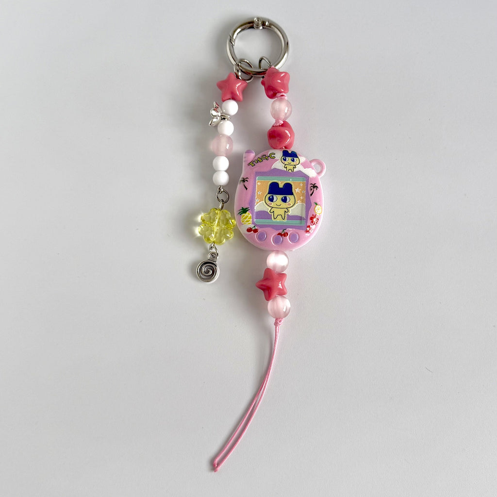 Custom Tamagotchi Charm Keychain