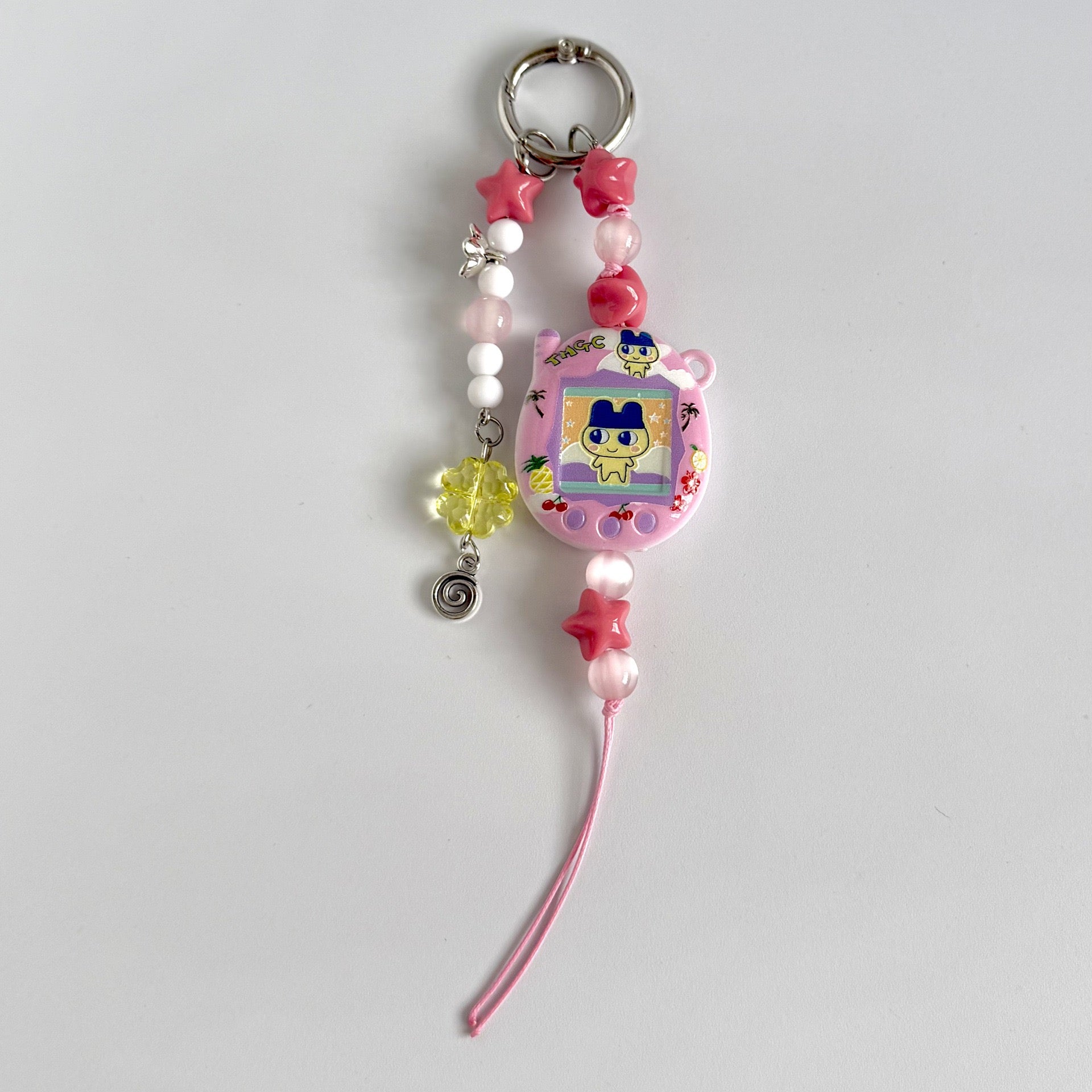 Custom Tamagotchi Charm Keychain