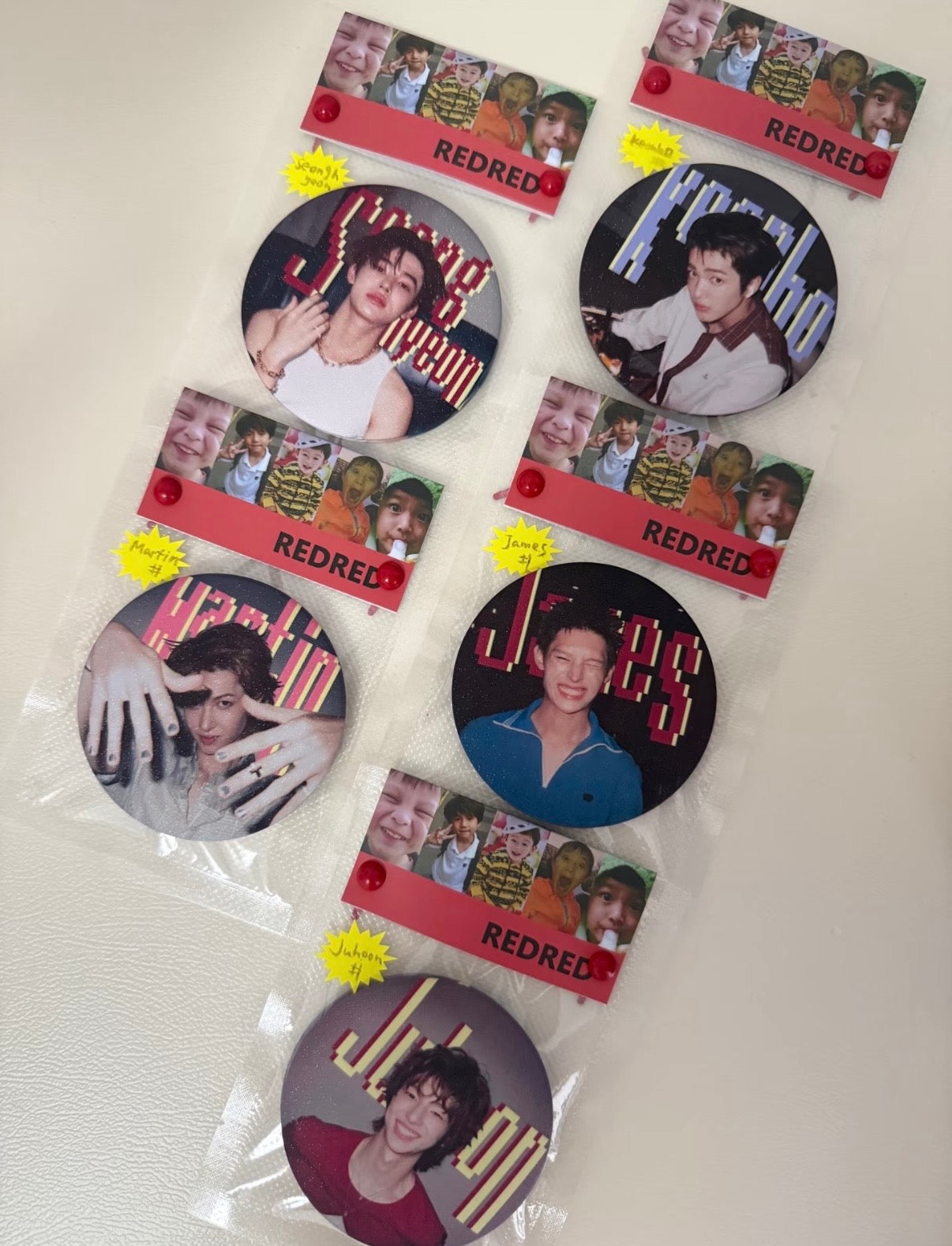 CORTIS Glitter Badge Mirror