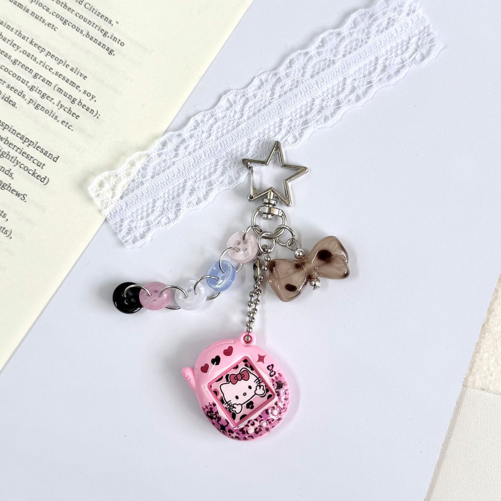 Custom Tamagotchi Charm Keychain
