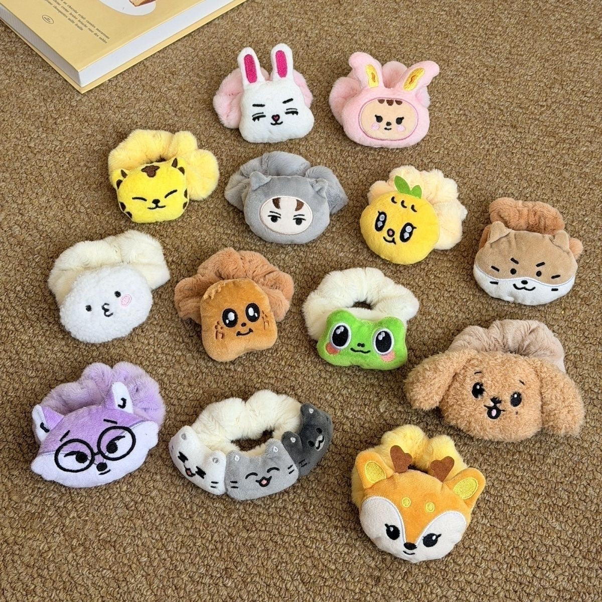 SEVENTEEN MINITEEN scrunchie character design