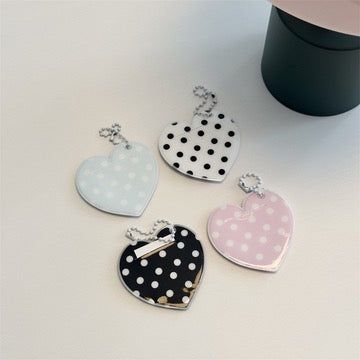 Personalized Heart Photo Keychain