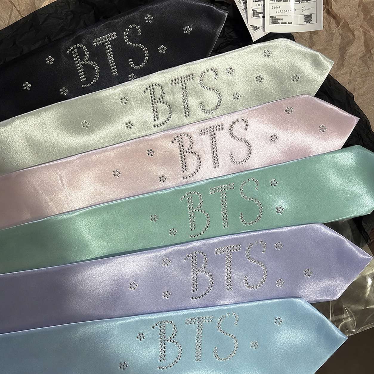 Custom Rhinestone Tie