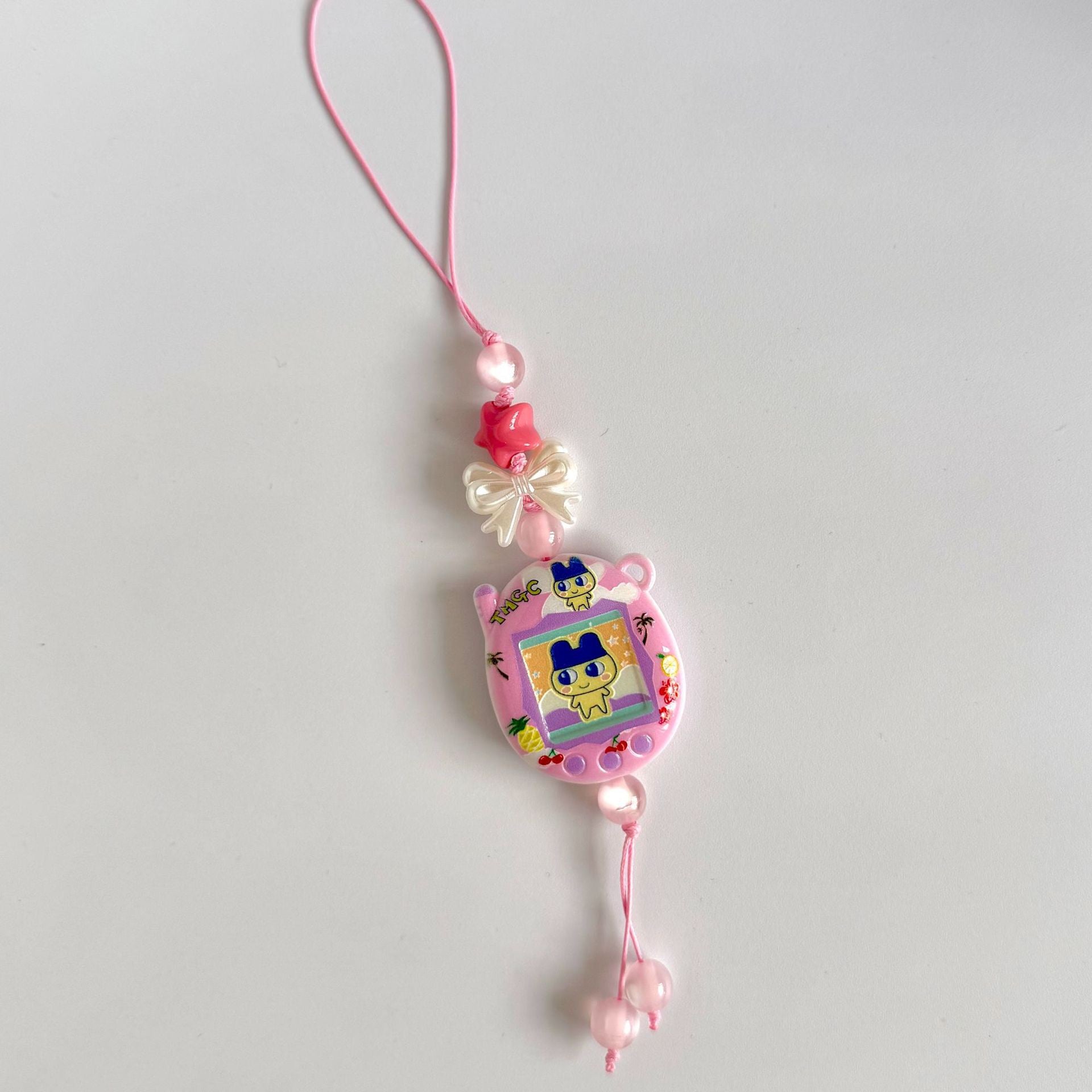 Custom Tamagotchi Charm Keychain