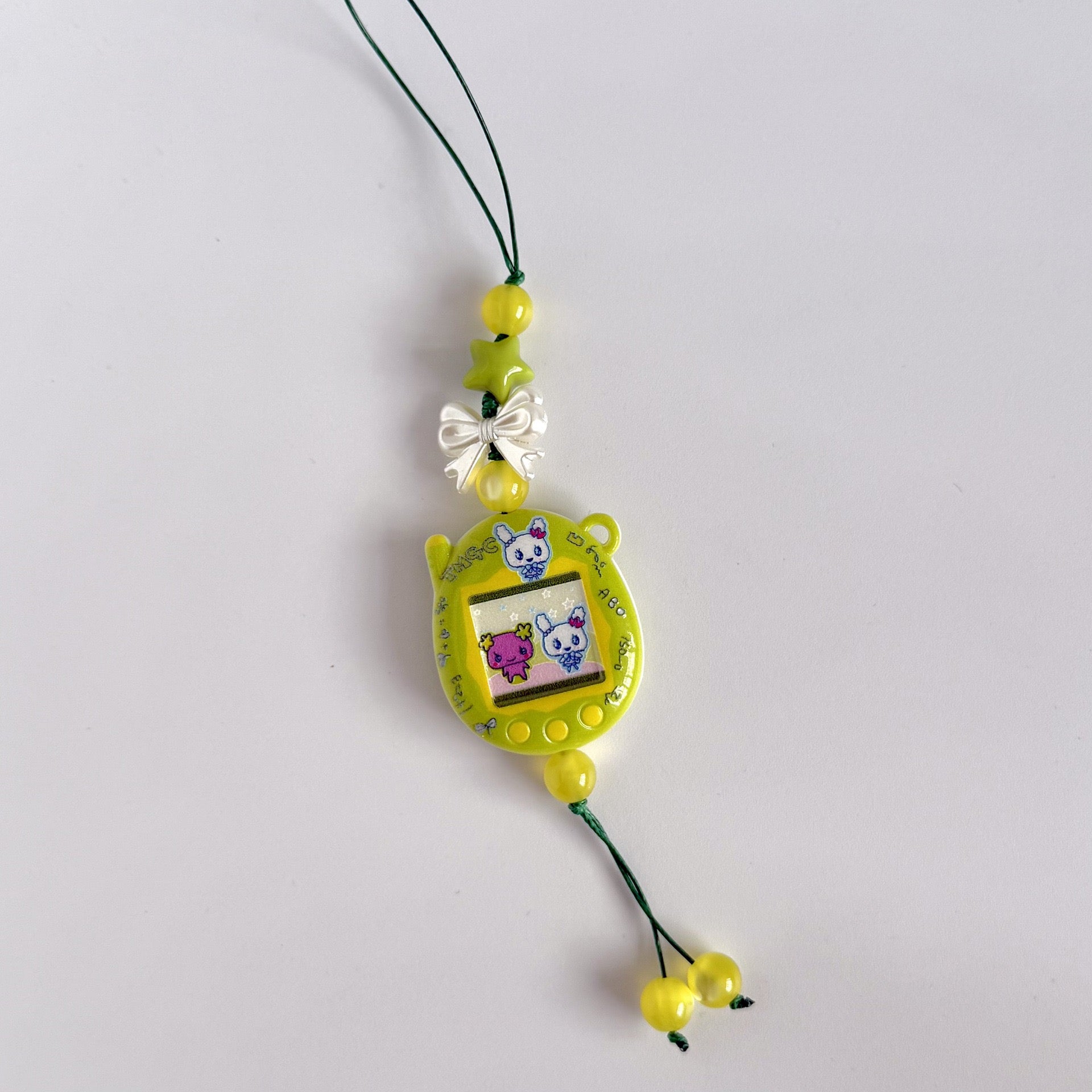Custom Tamagotchi Charm Keychain