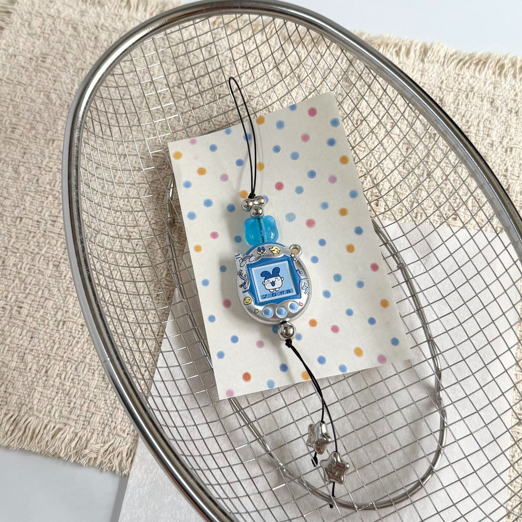 Custom Tamagotchi Charm Keychain