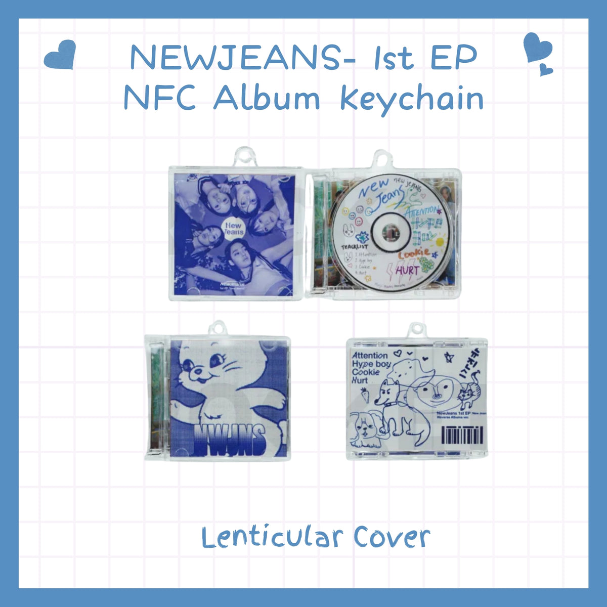 Llavero de álbum NFC de NewJeans - New Jeans