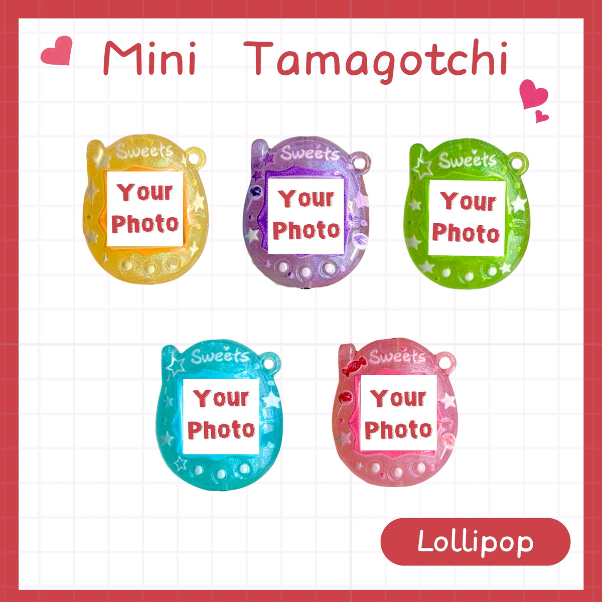 Llavero Tamagotchi personalizado - Piruleta