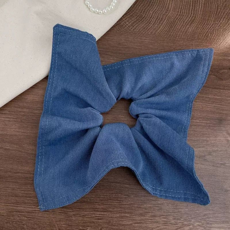 Custom Rhinestone Scarf Scrunchie
