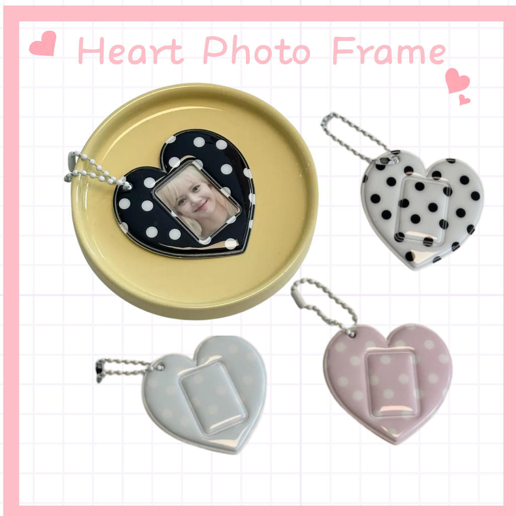 Heart Photo Keychain frame