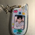 Mini Phone Charm Keychain