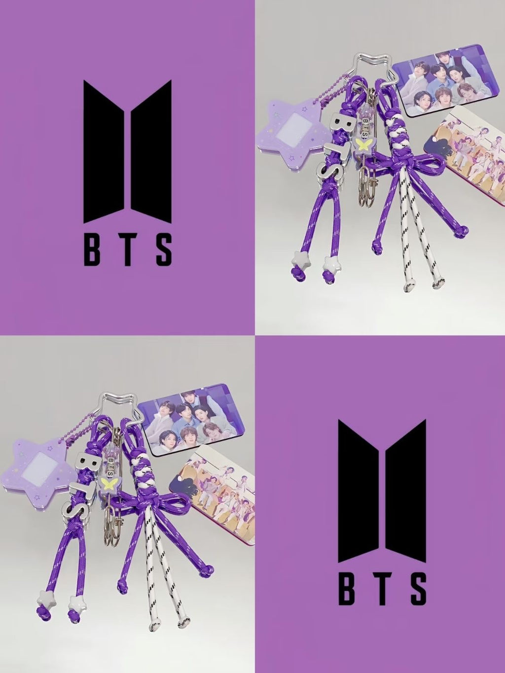 Llavero de BTS con marco de fotos