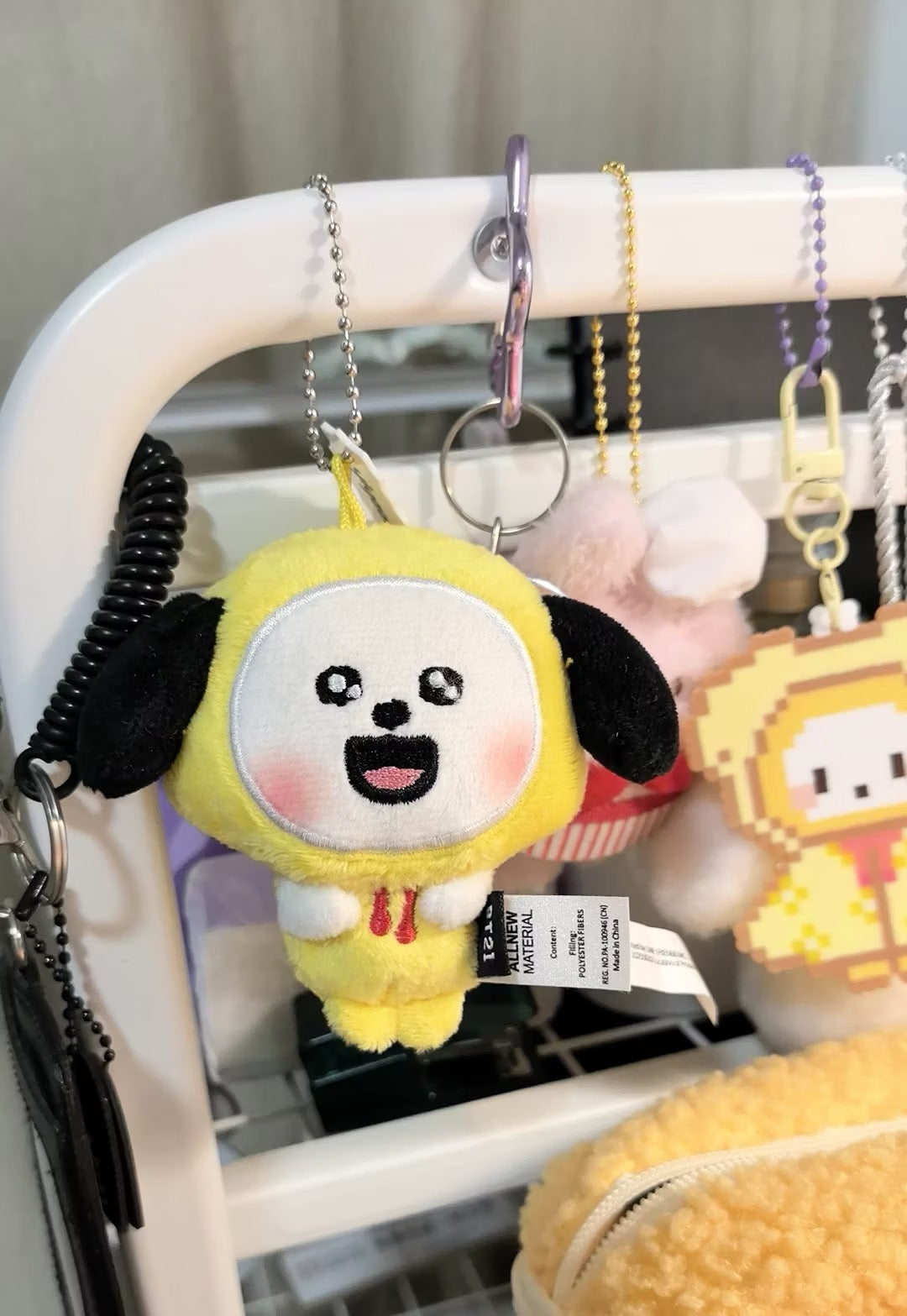 Llavero de ojos estrellados BTS x BT21