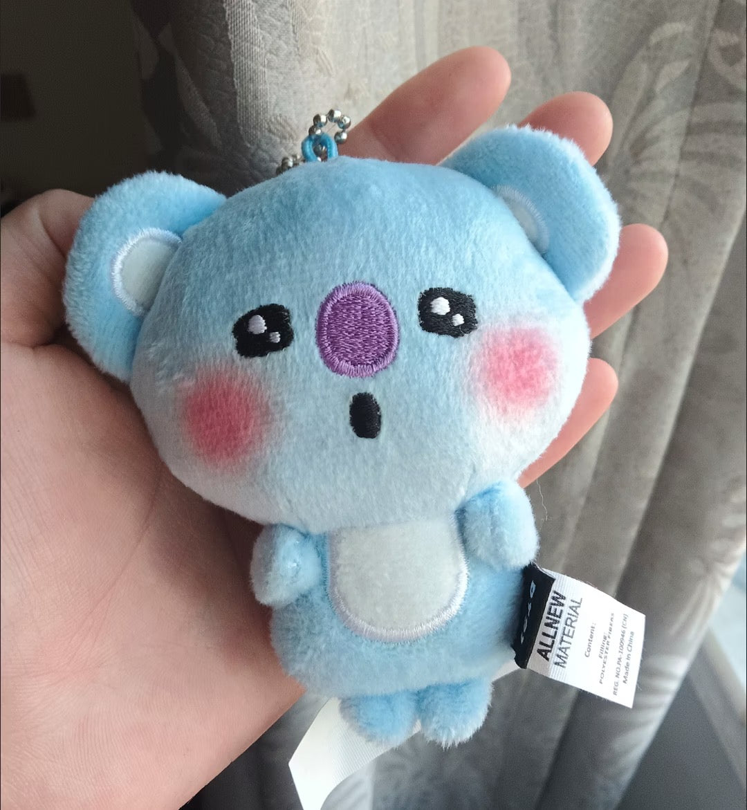 Llavero de ojos estrellados BTS x BT21