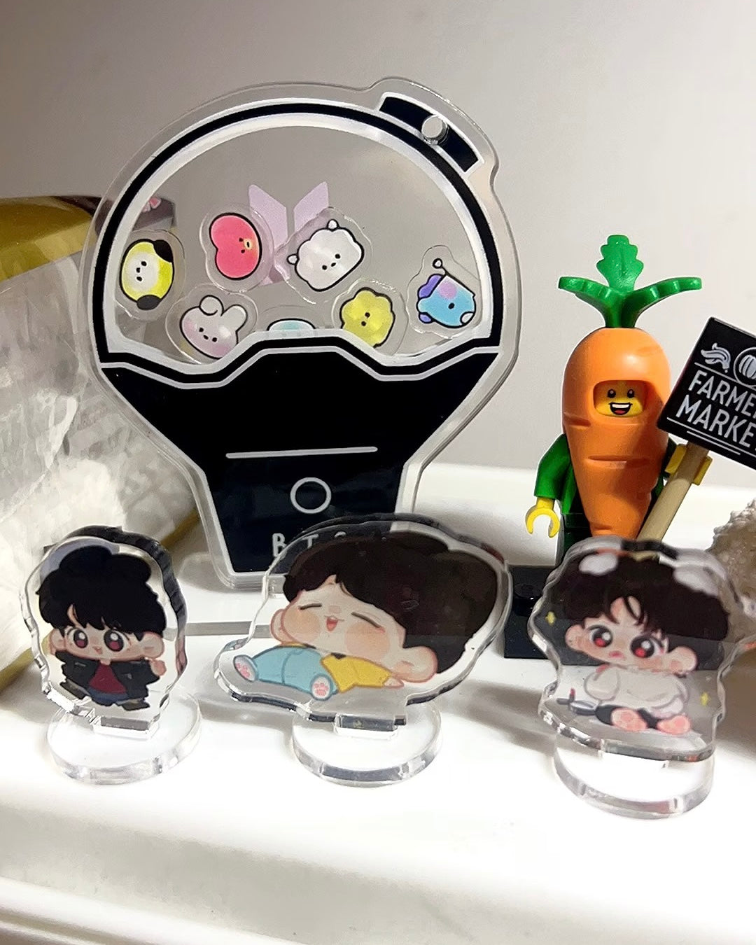Llavero shaker de BTS x BT21
