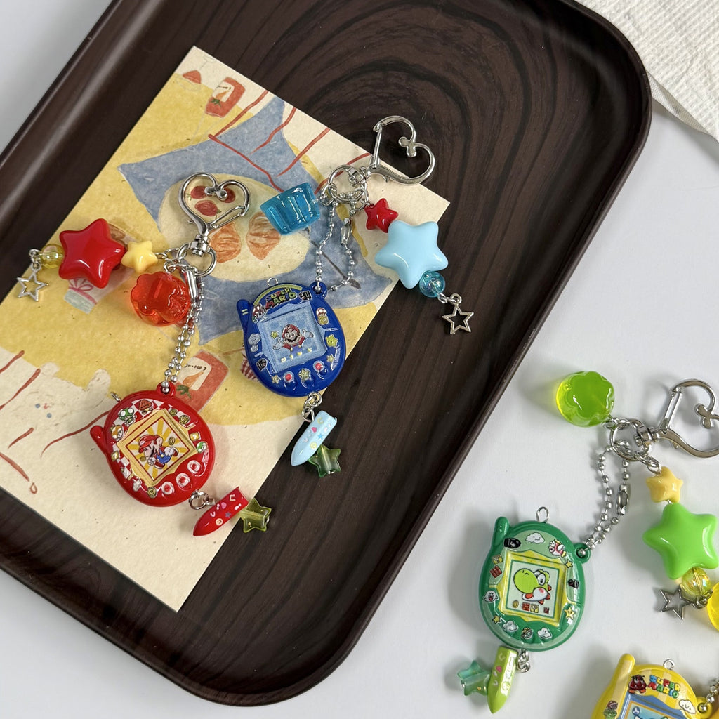 Custom Tamagotchi Charm Keychain