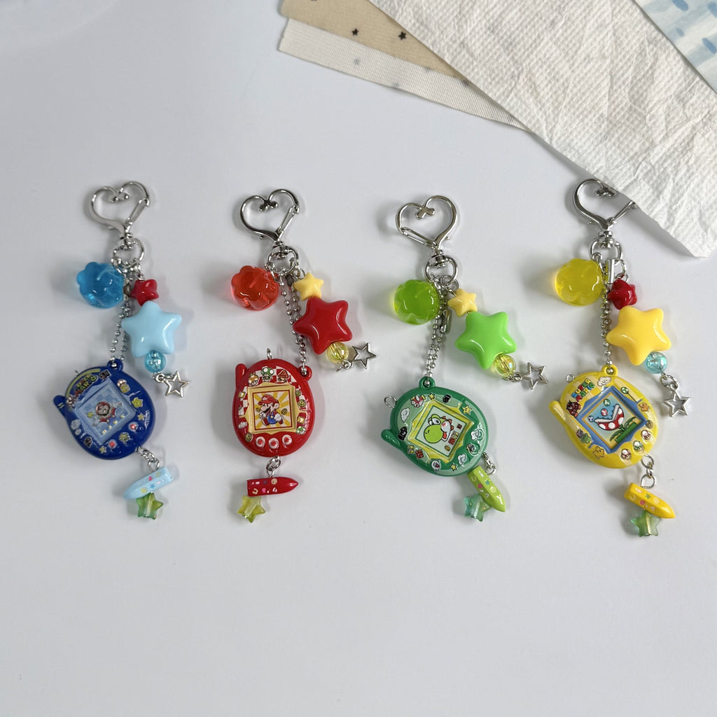 Custom Tamagotchi Charm Keychain