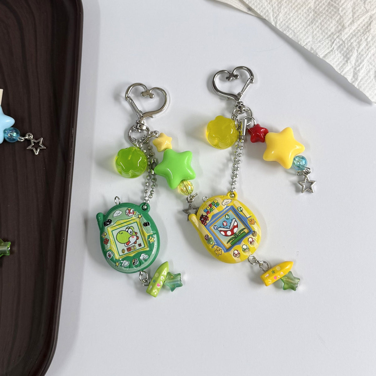 Custom Tamagotchi Charm Keychain