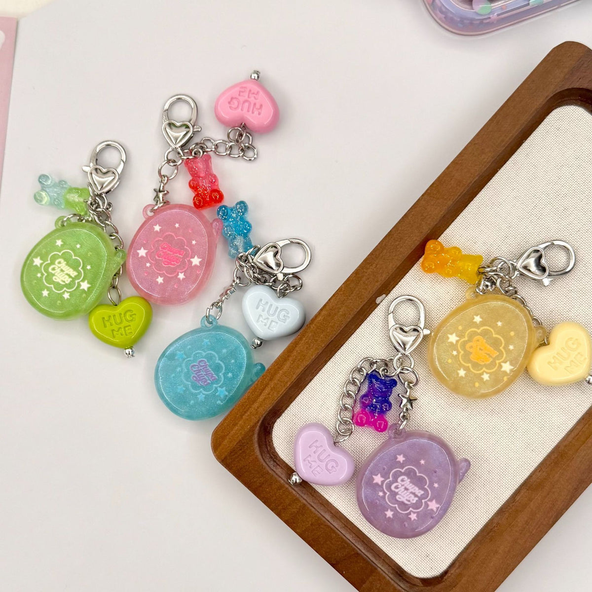 Custom Tamagotchi Charm Keychain