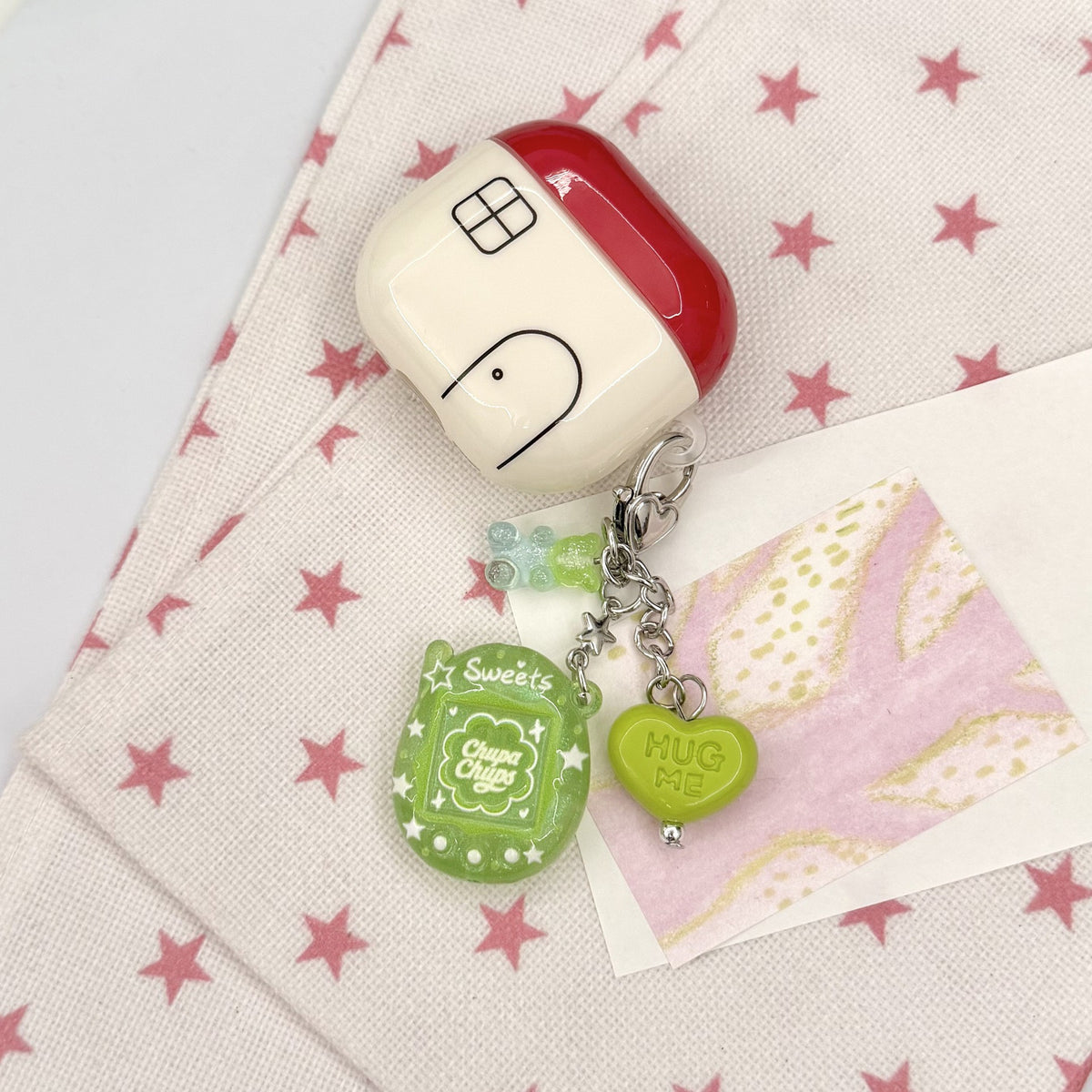 Custom Tamagotchi Charm Keychain