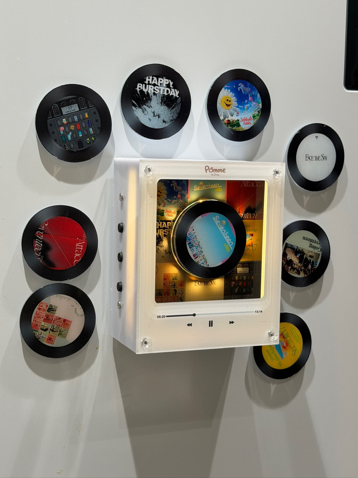 Imán giratorio de música NFC personalizado