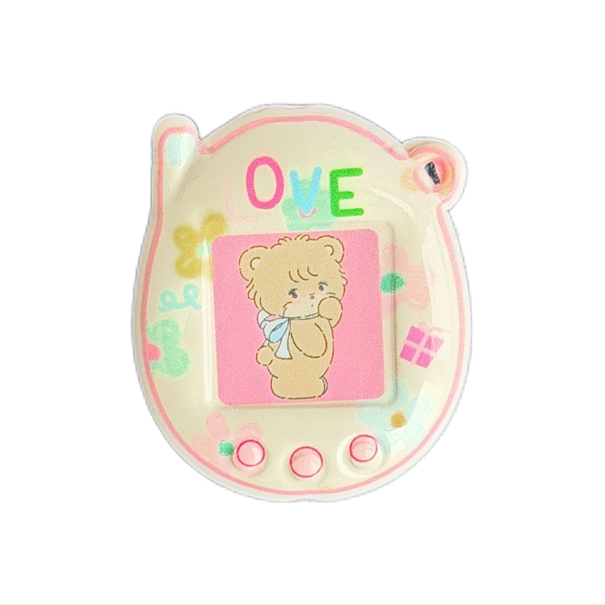 Customize tamagotchi keyring- - Cozy Cafe