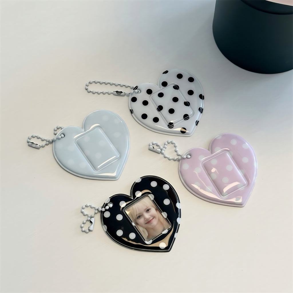 Heart Photo Keychain frame