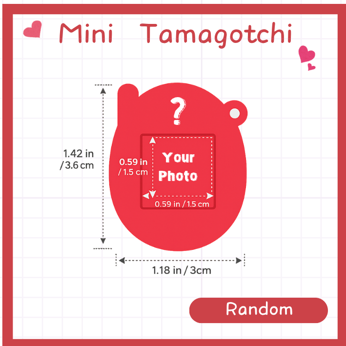 Customize tamagotchi keyring
