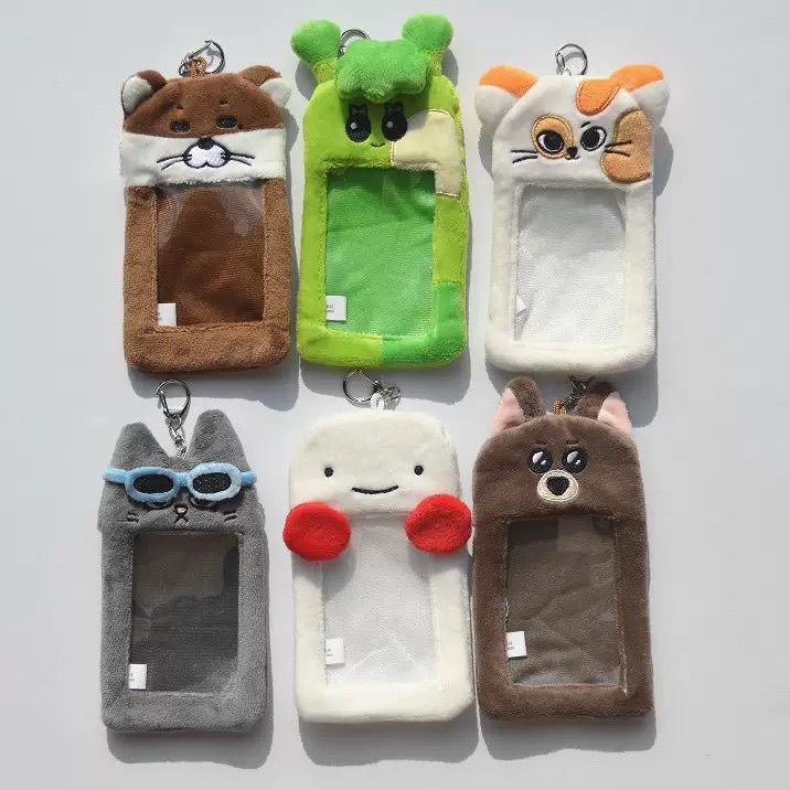 BOYNEXTDOOR BBNEXDO plush photocard holder with clear front window