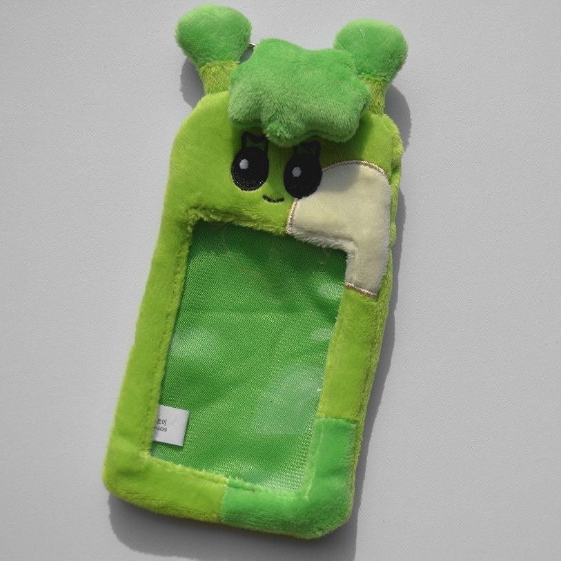 BOYNEXTDOOR plush photocard holder with character face details