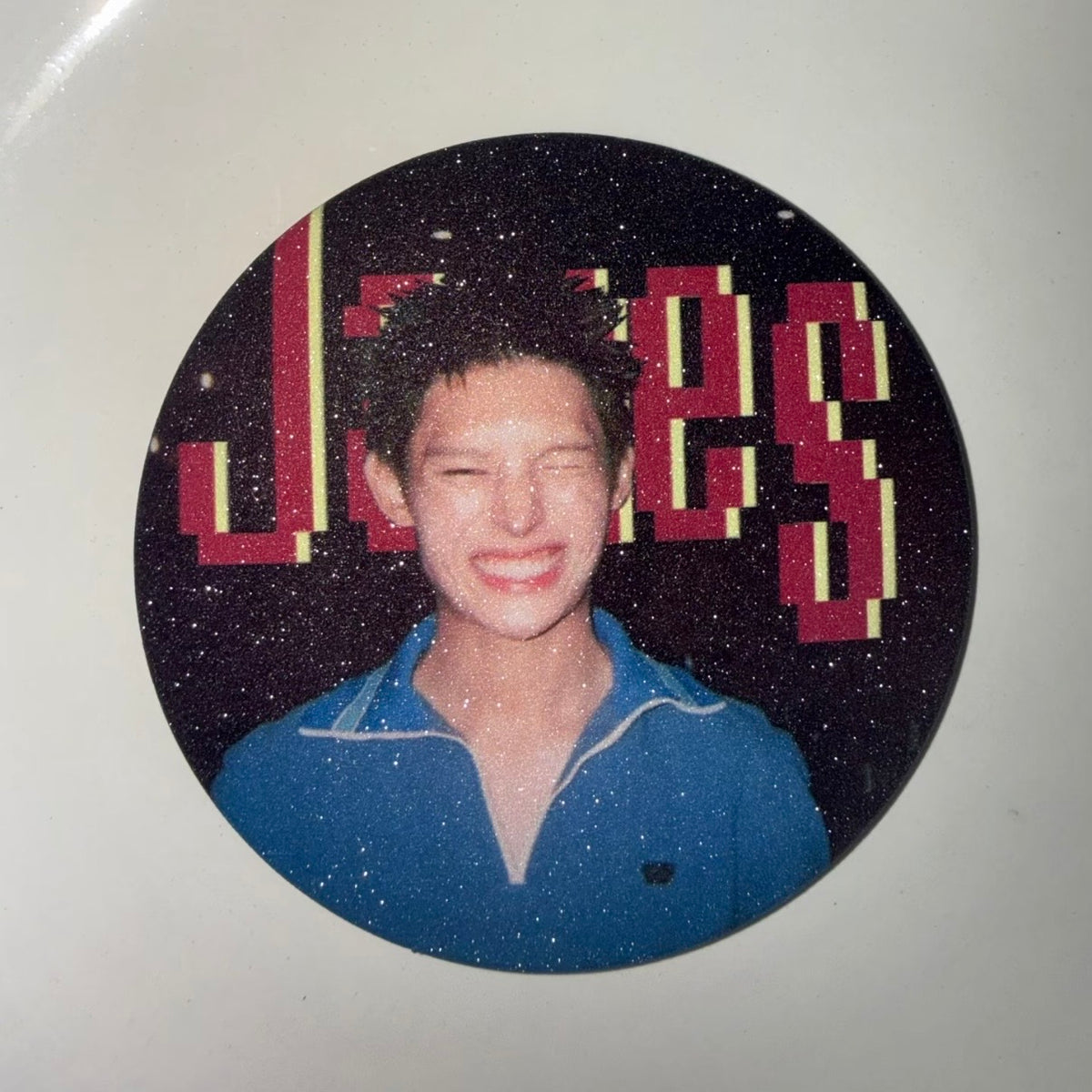 CORTIS glitter badge mirror product image 7
